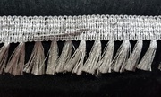 Бахрома металлизированная 11199-42-12м (серебро) Цена за 12 метров