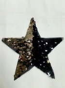 Аппликации звезды AKR1-3-42 (черный с серебром)
