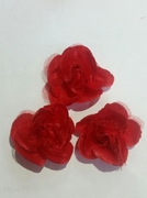 Цветы пришивные Ts7-3sm-4 (красный) 