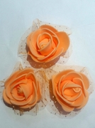 Цветы из фоамирана TSF1-31 (оранжевый) 