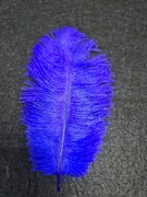 Перо страуса PRK15-20-11 (синий) Цена за 5 шт