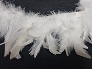 Перо на ленте чайка TSCH12-1-2м (цвет белый)