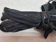 Резинка для бретелей с силиконом RSS1-2sm-5Y (черный) 