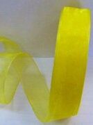 Лента органза LO25-7 (желтый) 