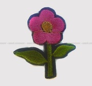 Аппликации цветок AP039-34 (розовый) Цена за 10 шт
