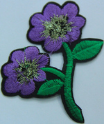 Аппликации цветок AP042-43 (фиолетовый) Цена за 10шт.