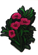 Аппликации цветы AK82-34 (розовый) Цена за 2 шт