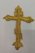 Аппликации крест AK168-41 (золото) Цена за 2 шт