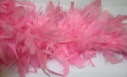 Боа из перьев курицы BOA150g-34 (розовый) Цена за 1.8 метра