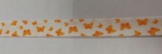 Косая бейка бабочки 320-31 (оранжевый) Цена за 25 метров