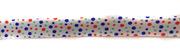 Косая бейка хлопок 339-11-31 (синий-оранжевый) Цена за 25 метров