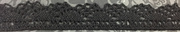 Кружево лен  2064-3 (черный) Цена за 13,7 метров