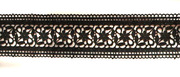 Кружево гипюр 3211-3 (черный) Цена за 9 метров