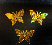 Пайетки бабочки PBCH-41 (золото) Цена за 10 гр