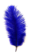 Перо страуса PRK20-25-11 (синий) Цена за 5 шт