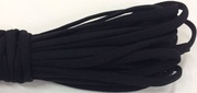 Резинка плоская для бретелей стрейч HSK1-3 (черный) Цена за 10 метров