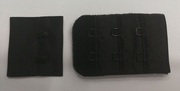 Застежки ZBTK2-3 3 см 2 крючка (черный) Цена за 4 пары