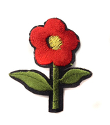 Аппликации цветок AP039-4 (красный) Цена за 10 шт