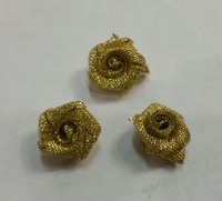 Розочки из парчи 1-360-41 (золото) Цена за 40 шт
