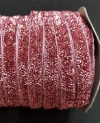 Бархатная лента голографическая BHLG14-37 (розовый)