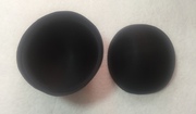 Чашечки круглые CHKR-М-3 (черный)-50пар