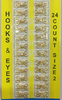 Крючки пришивные HOOKS2-41 (золото) Цена за 24 шт