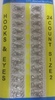 Крючки пришивные HOOKS2-42 (серебро) Цена за 24 шт