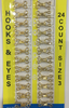 Крючки пришивные HOOKS3-41 (золото) Цена за 24 шт