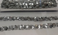 Тесьма металлизированная с пайетками 28-3-42 ВИД2