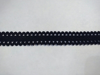 Резинка декоративная RDK3-3 (черный) Цена за 10 метров