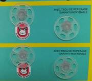 Кнопки пришивные пластик KPP21 (прозрачные)