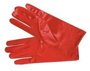 Перчатки атласные детские PCHAL17-4(цвет красный) 