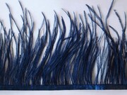 Перо страуса на ленте TSS-12 (темно синий) 