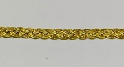 Косичка тесьма металлизированная TMK10-41 (золото)