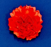 Цветы на булавке Ts10-4  (красный) 
